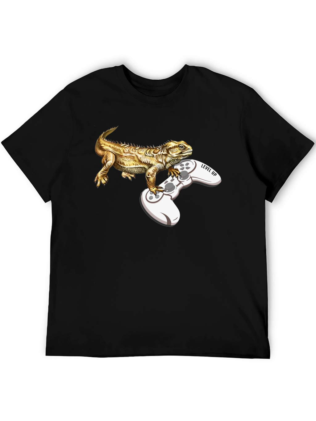 Level Up Lizard Gamer T-Shirt