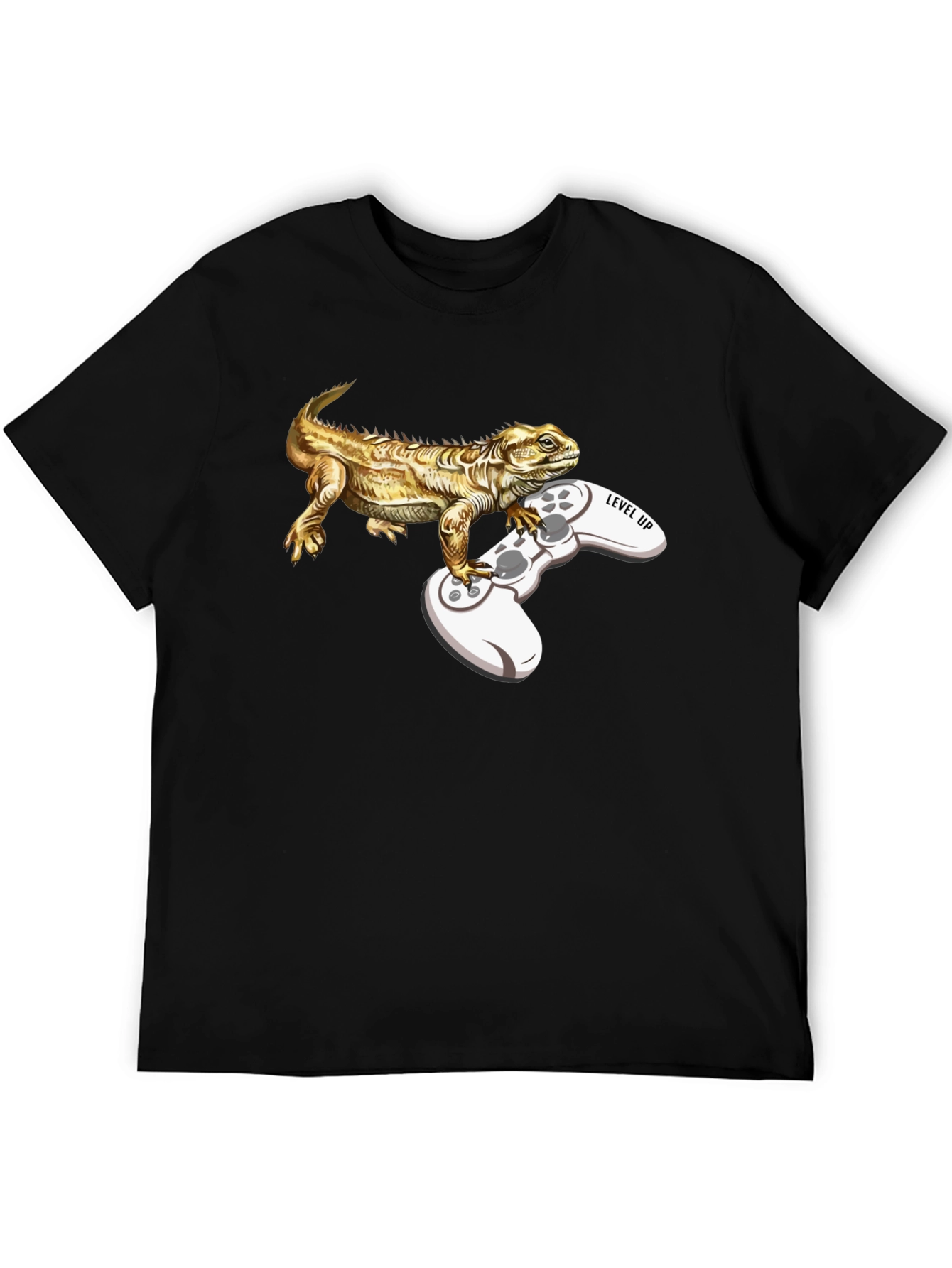 Level Up Lizard Gamer T-Shirt