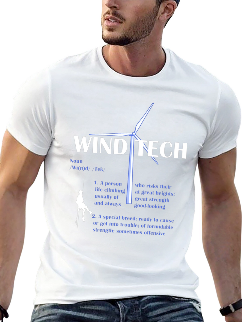 Wind Tech Definition Black T-Shirt