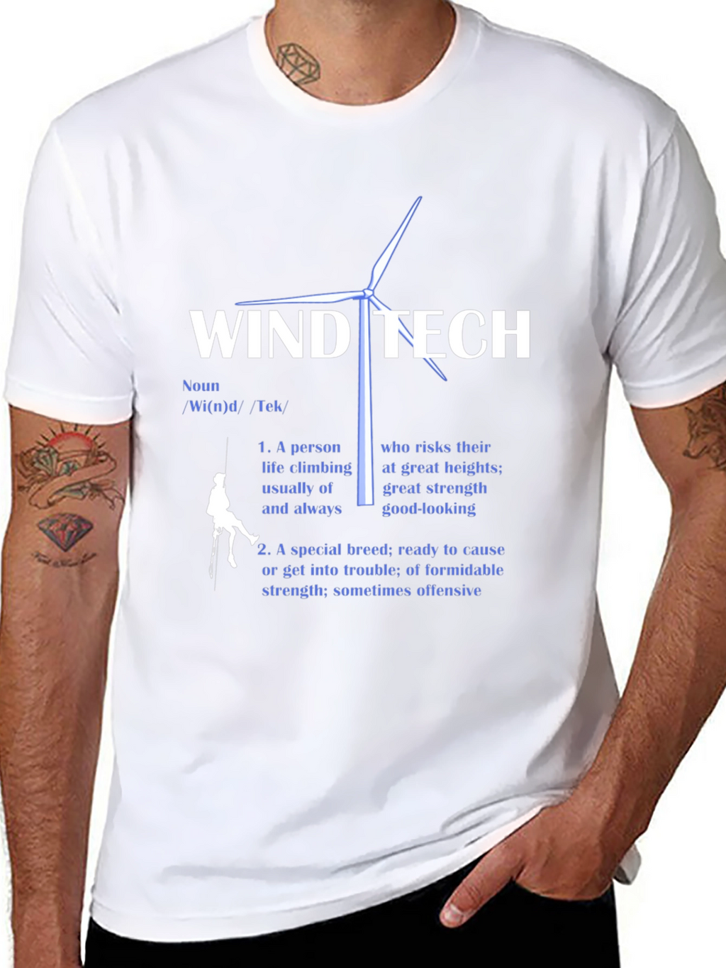 Wind Tech Definition Black T-Shirt