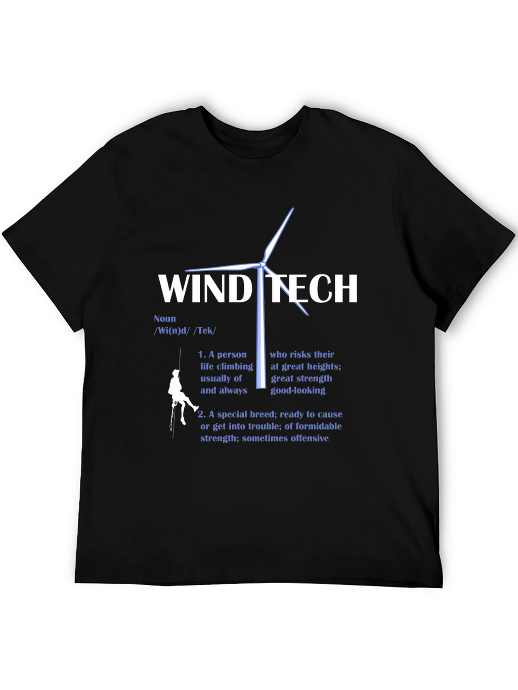 Wind Tech Definition Black T-Shirt
