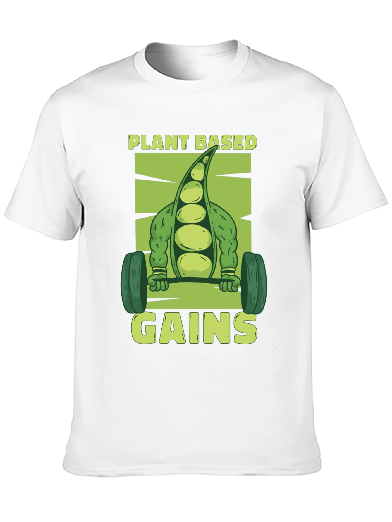 Plant-Based Gains T-Shirt - Vegan Fitness Apparel