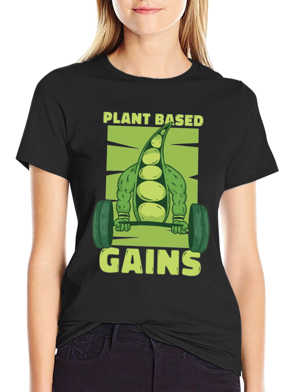 Plant-Based Gains T-Shirt - Vegan Fitness Apparel