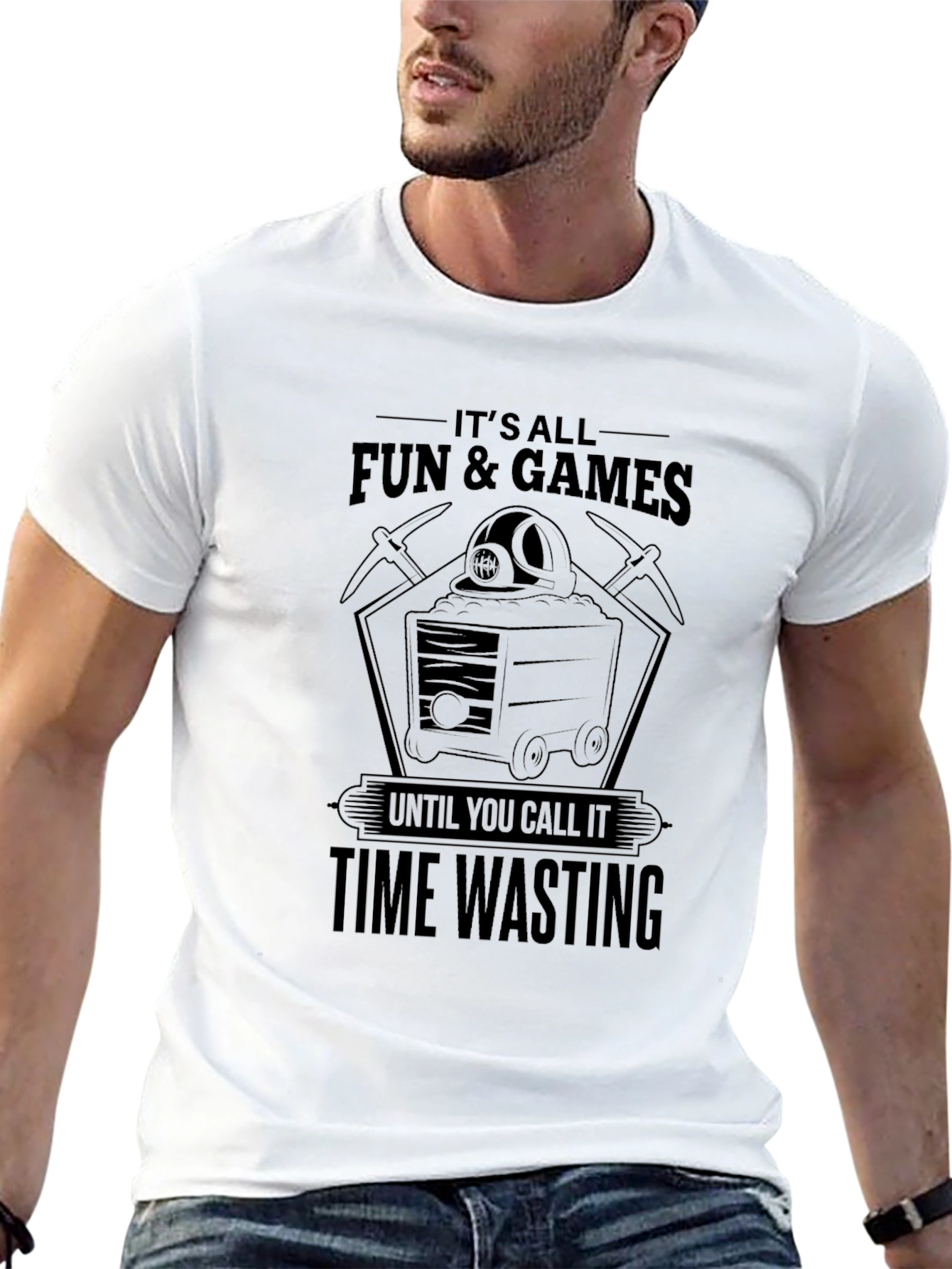 Fun & Games Time Wasting Graphic Tee