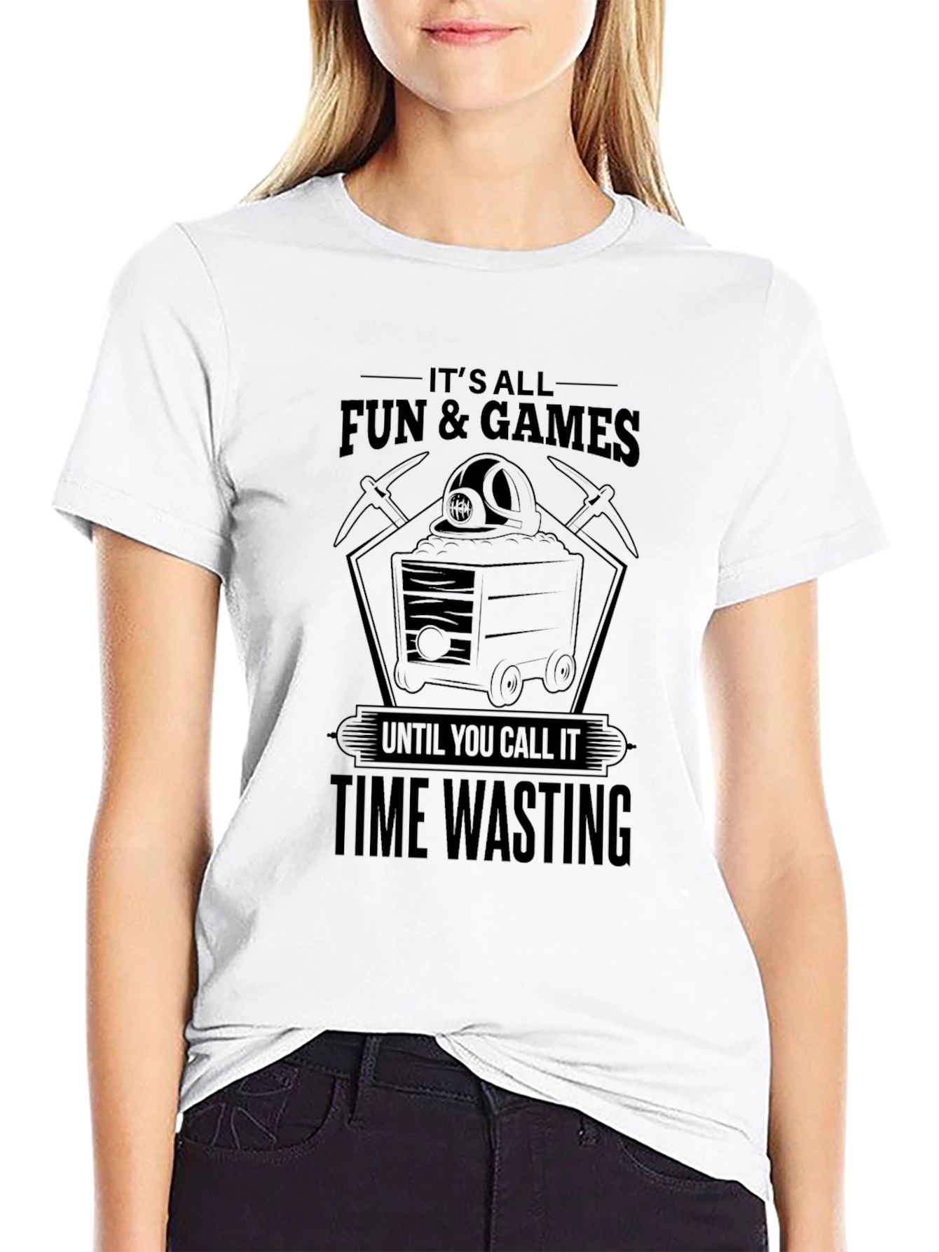 Fun & Games Time Wasting Graphic Tee