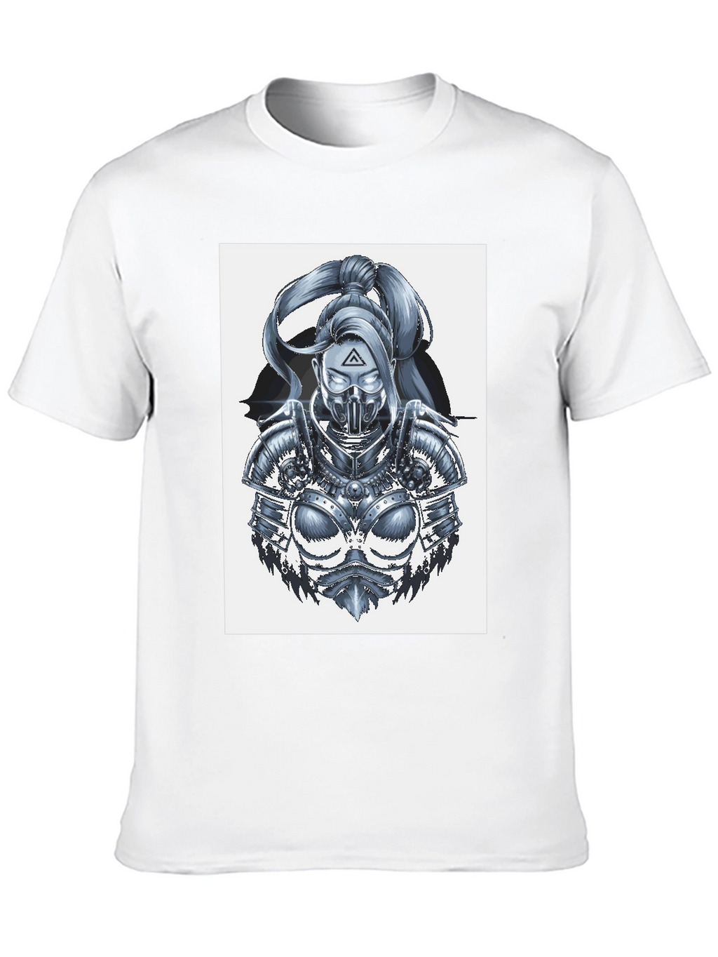 Warrior Woman T-Shirt: Metallic Armor Graphic Tee