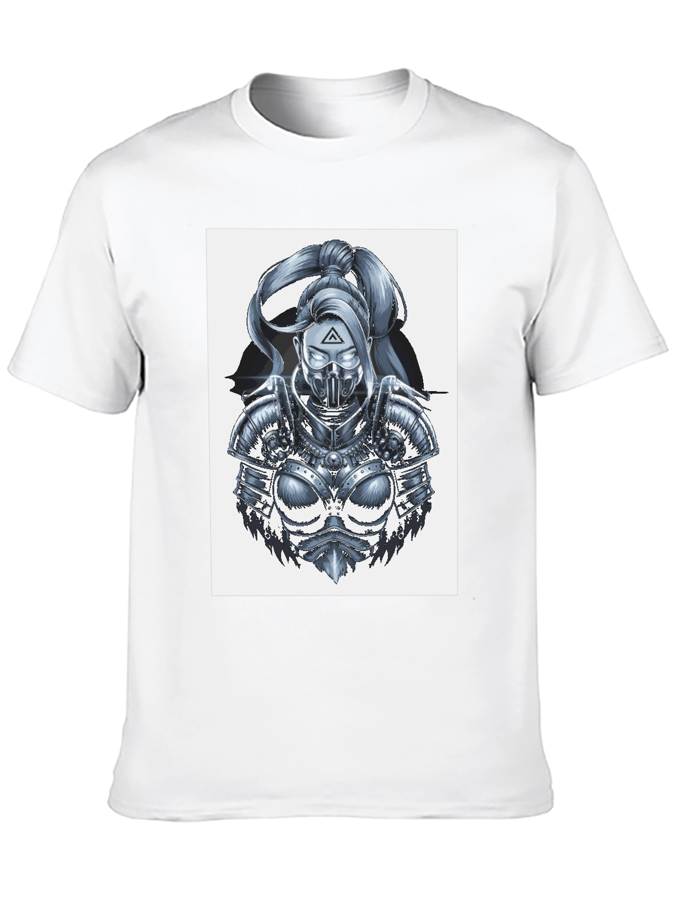 Warrior Woman T-Shirt: Metallic Armor Graphic Tee