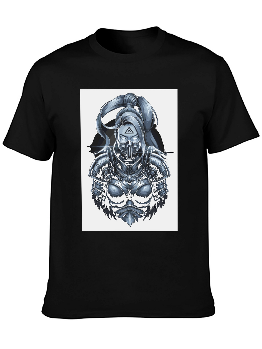 Warrior Woman T-Shirt: Metallic Armor Graphic Tee