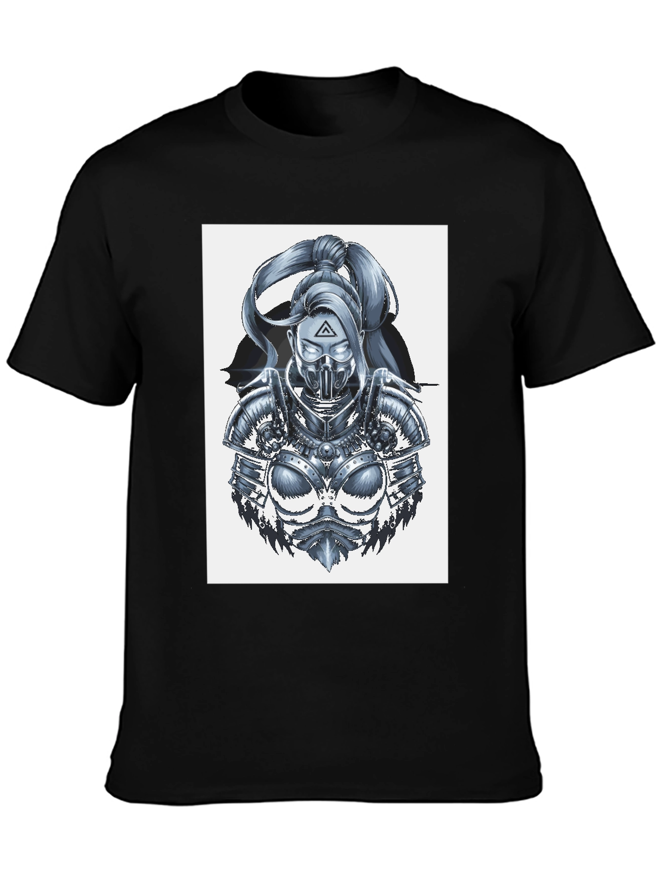 Warrior Woman T-Shirt: Metallic Armor Graphic Tee