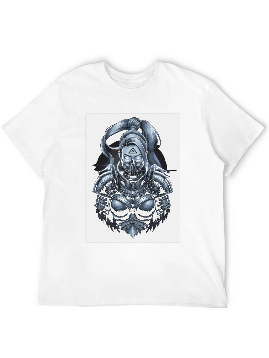 Warrior Woman T-Shirt: Metallic Armor Graphic Tee
