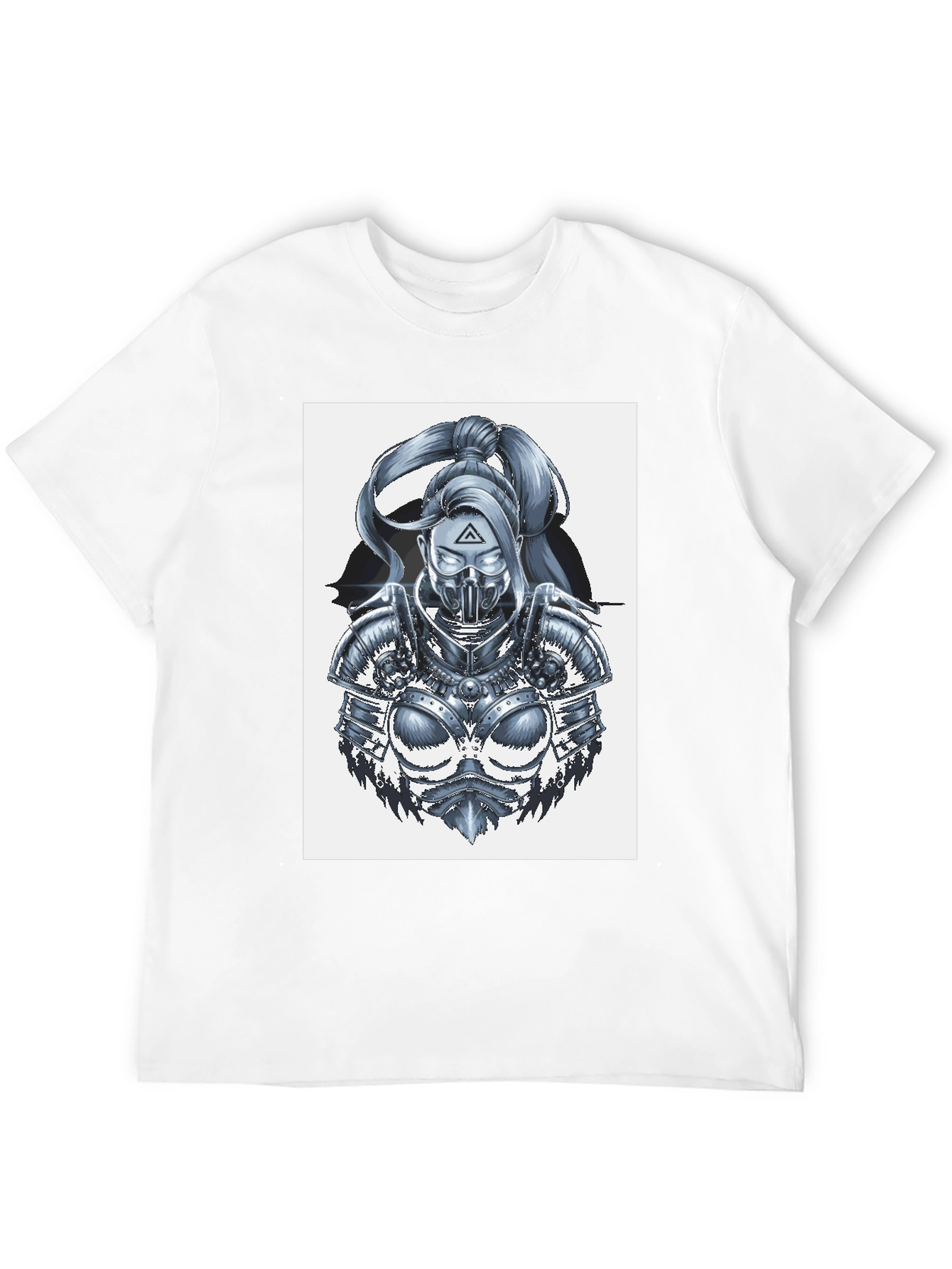 Warrior Woman T-Shirt: Metallic Armor Graphic Tee