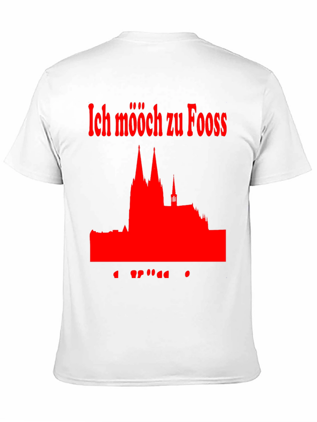 Ich Mööch Zu Fooss Cologne T-Shirt