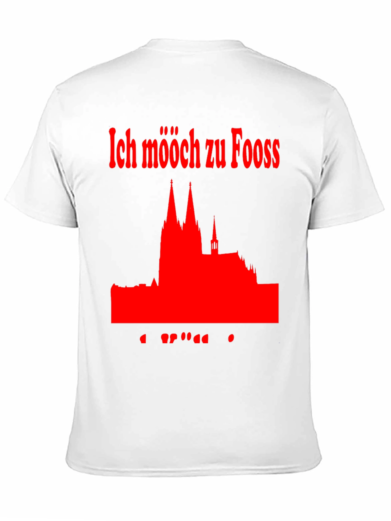 Ich Mööch Zu Fooss Cologne T-Shirt