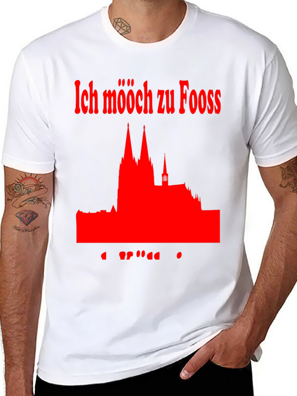 Ich Mööch Zu Fooss Cologne T-Shirt