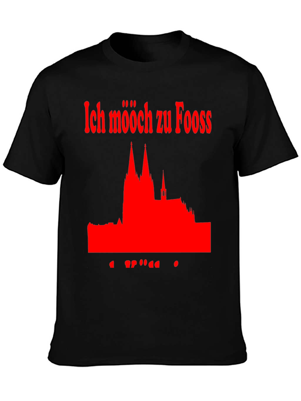 Ich Mööch Zu Fooss Cologne T-Shirt