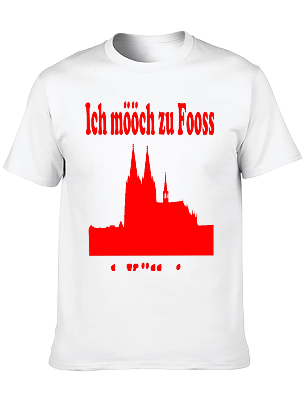 Ich Mööch Zu Fooss Cologne T-Shirt