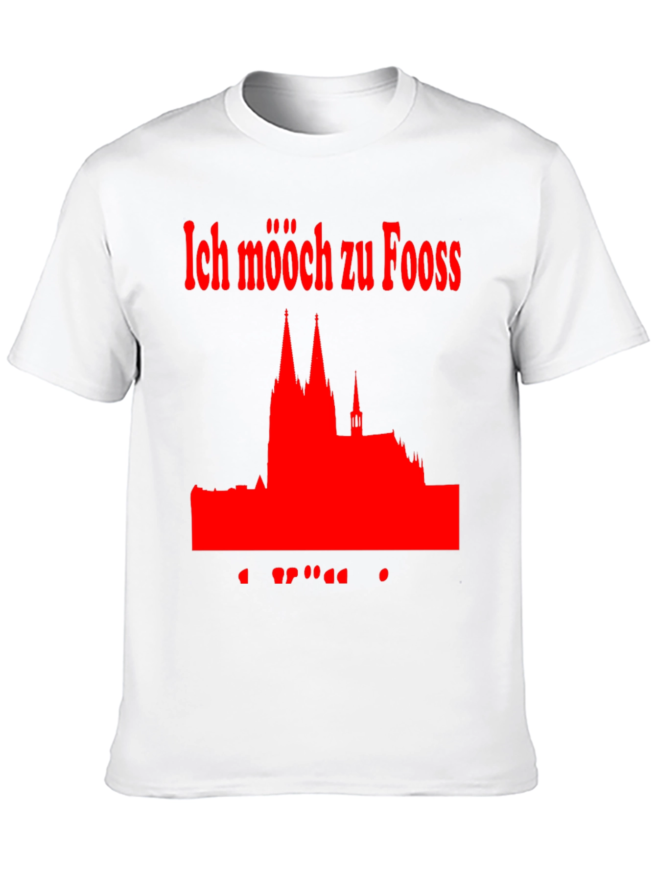 Ich Mööch Zu Fooss Cologne T-Shirt