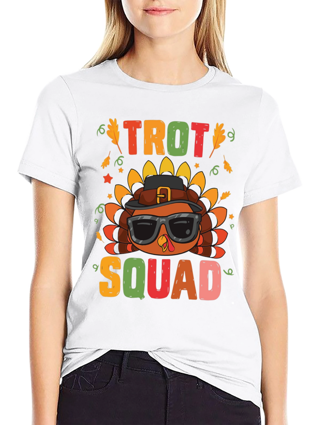 Trot Squad Thanksgiving Turkey Graphic Tee