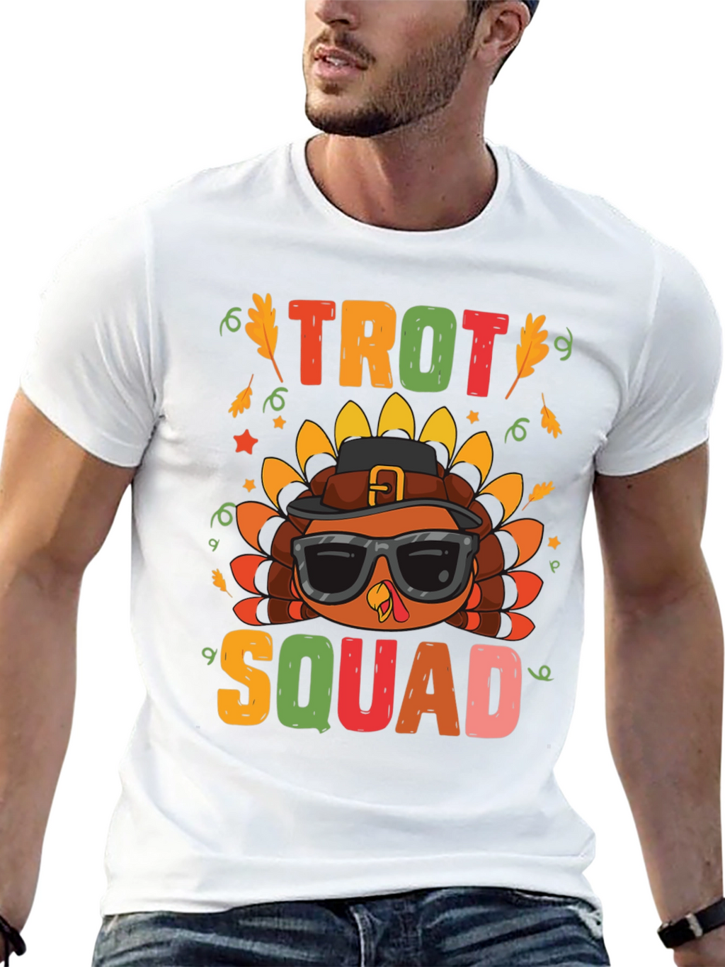 Trot Squad Thanksgiving Turkey Graphic Tee