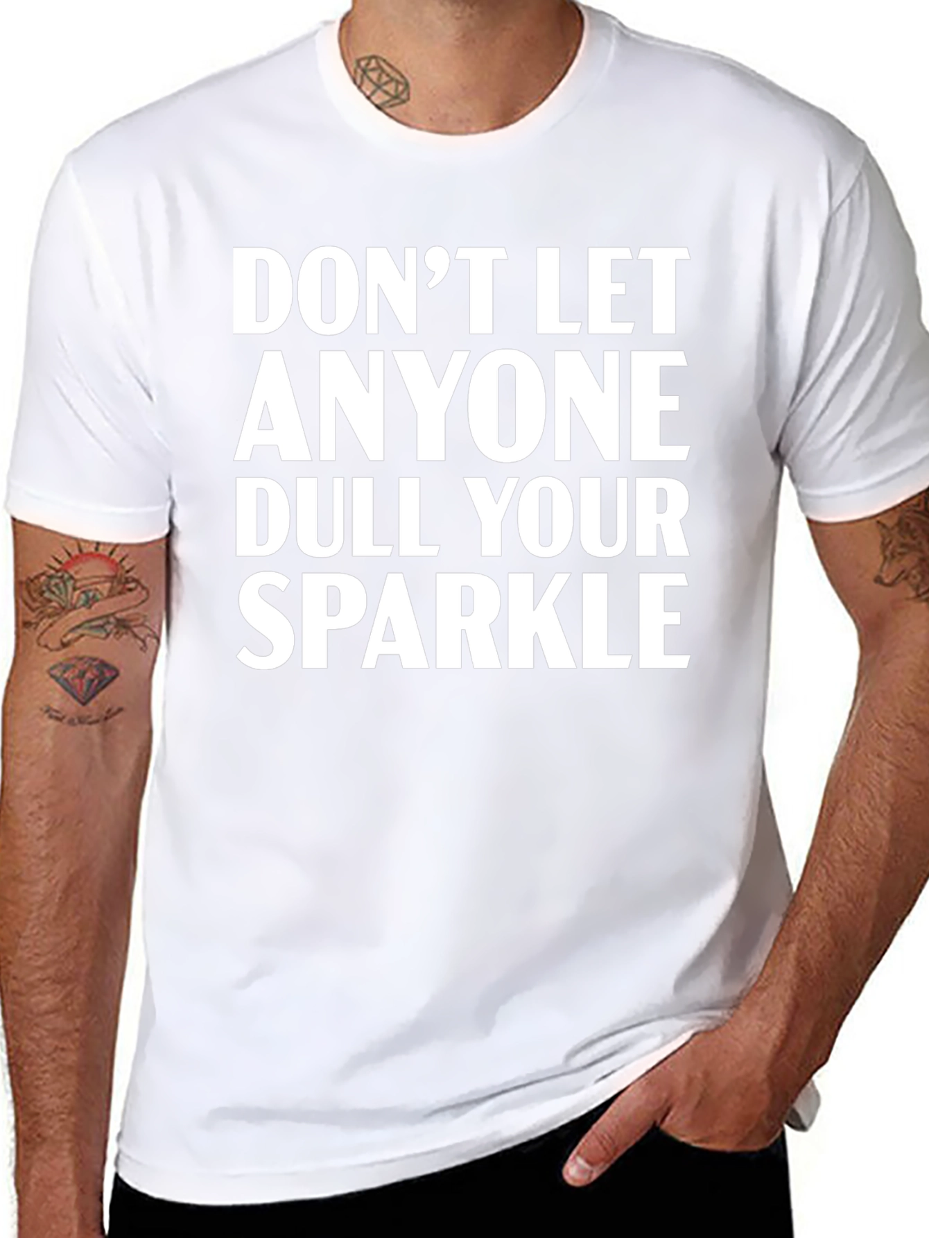 Dont Let Anyone Dull Your Sparkle Black T-Shirt