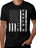 Proud US Air Force Flag Graphic T-Shirt