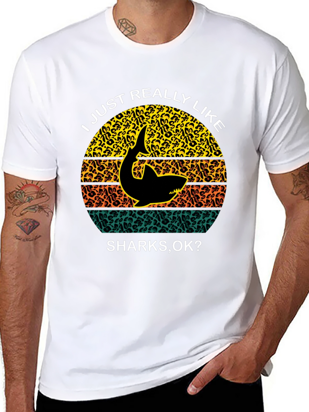 Shark Lover T-Shirt - I Just Really Like Sharks