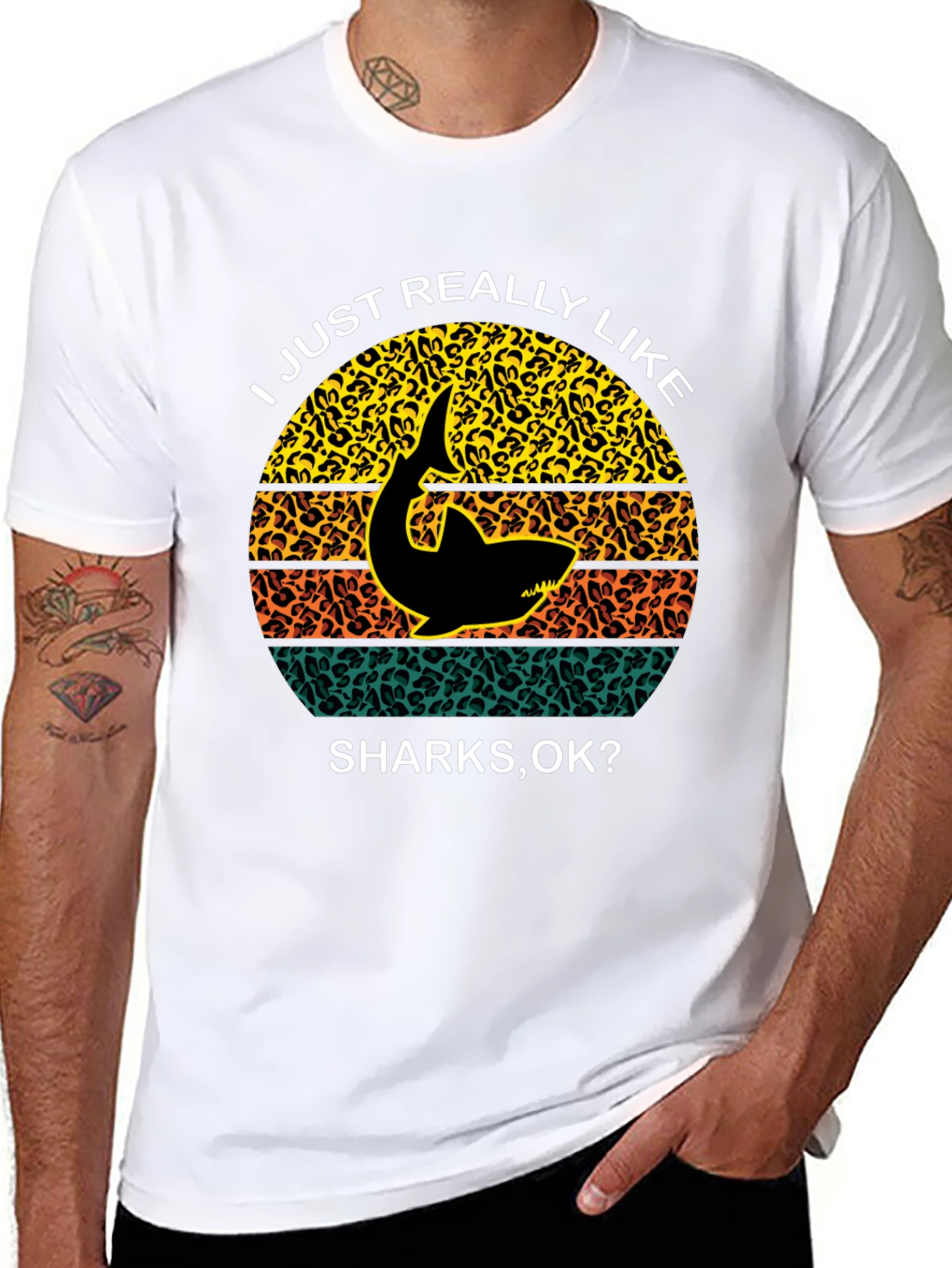 Shark Lover T-Shirt - I Just Really Like Sharks