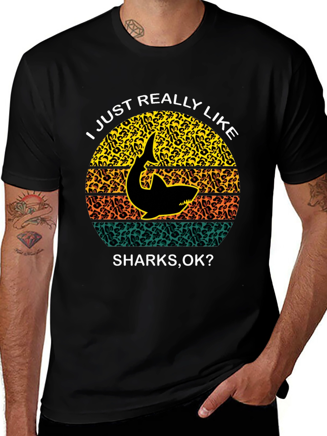 Shark Lover T-Shirt - I Just Really Like Sharks
