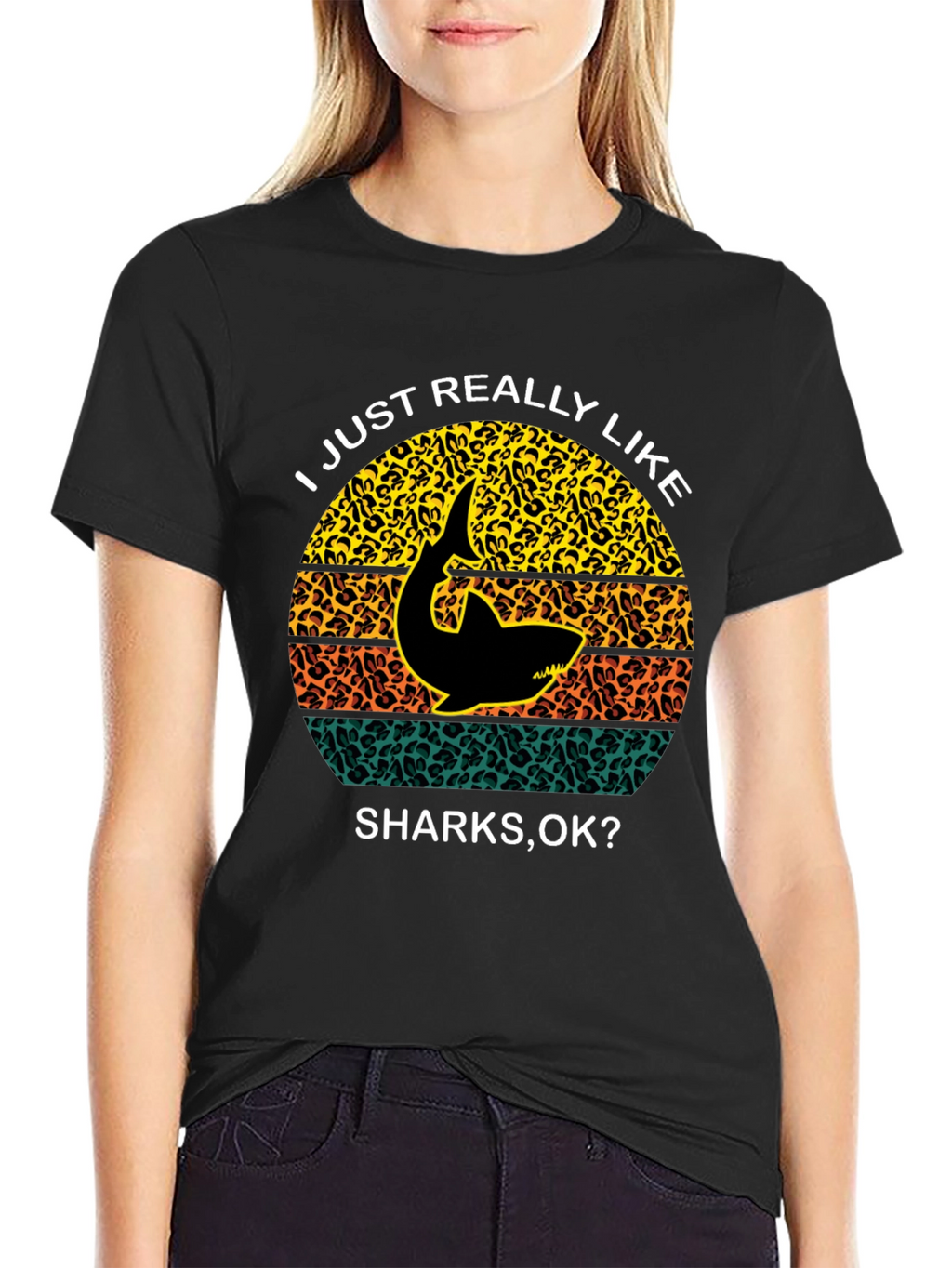 Shark Lover T-Shirt - I Just Really Like Sharks