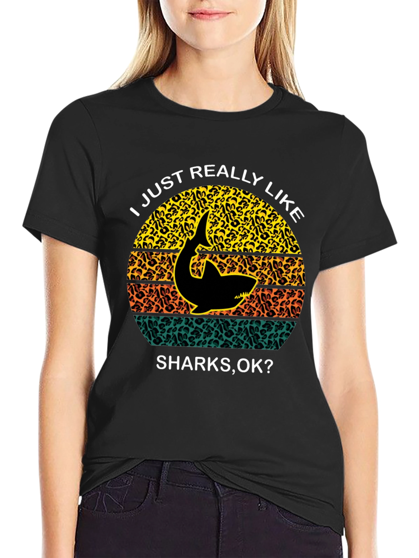 Shark Lover T-Shirt - I Just Really Like Sharks