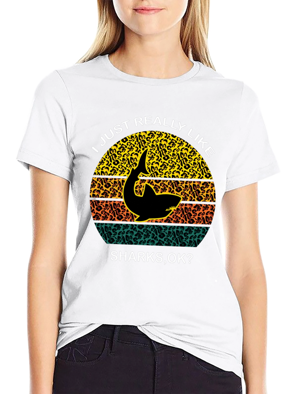 Shark Lover T-Shirt - I Just Really Like Sharks