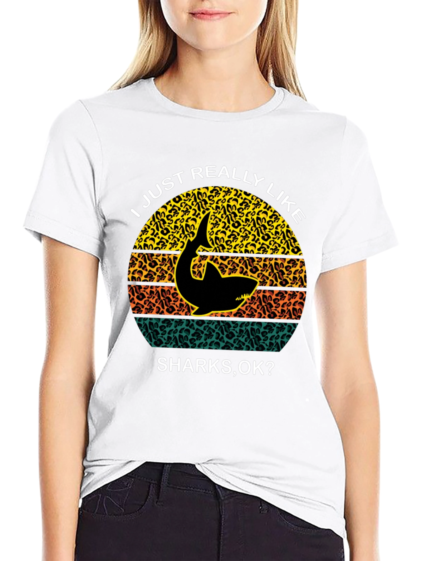 Shark Lover T-Shirt - I Just Really Like Sharks