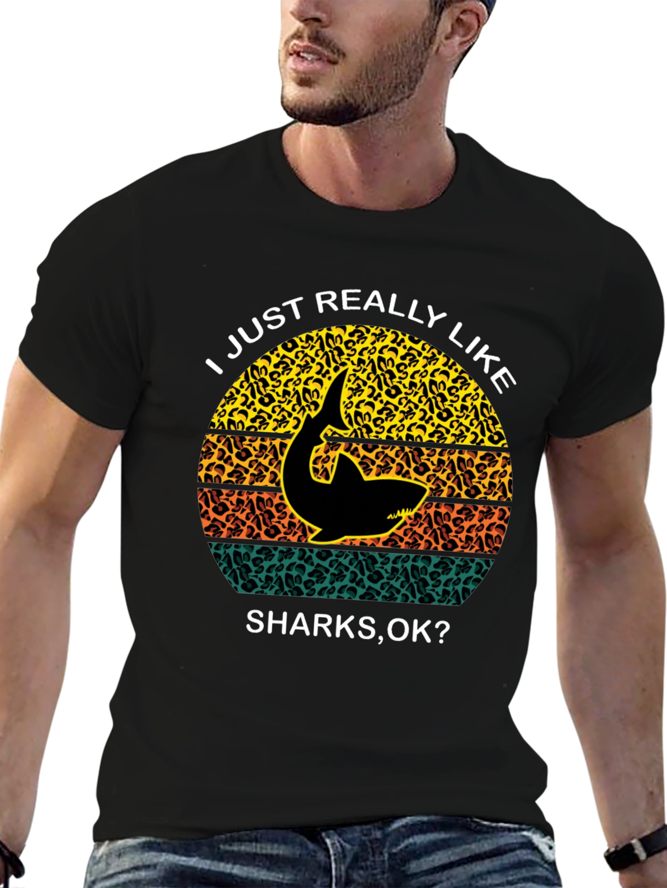 Shark Lover T-Shirt - I Just Really Like Sharks