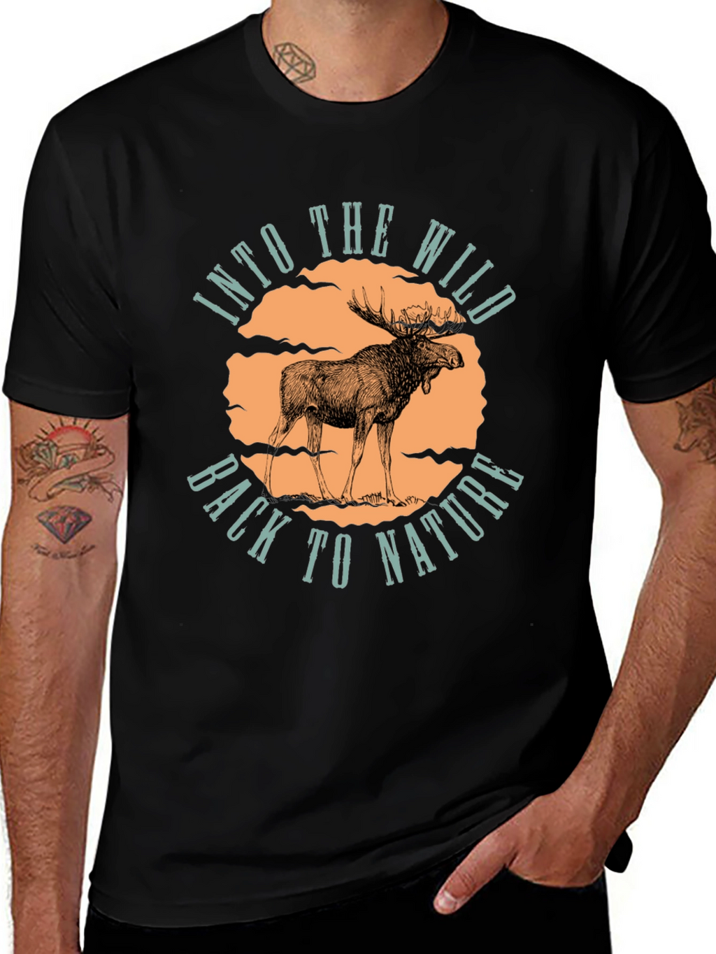 Into the Wild Moose T-Shirt