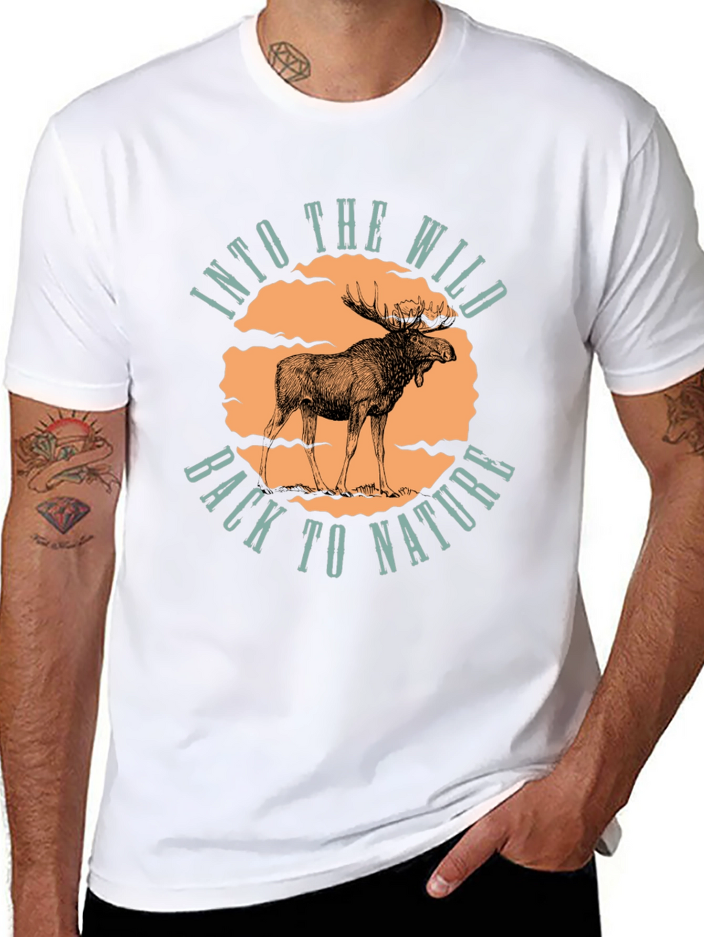 Into the Wild Moose T-Shirt