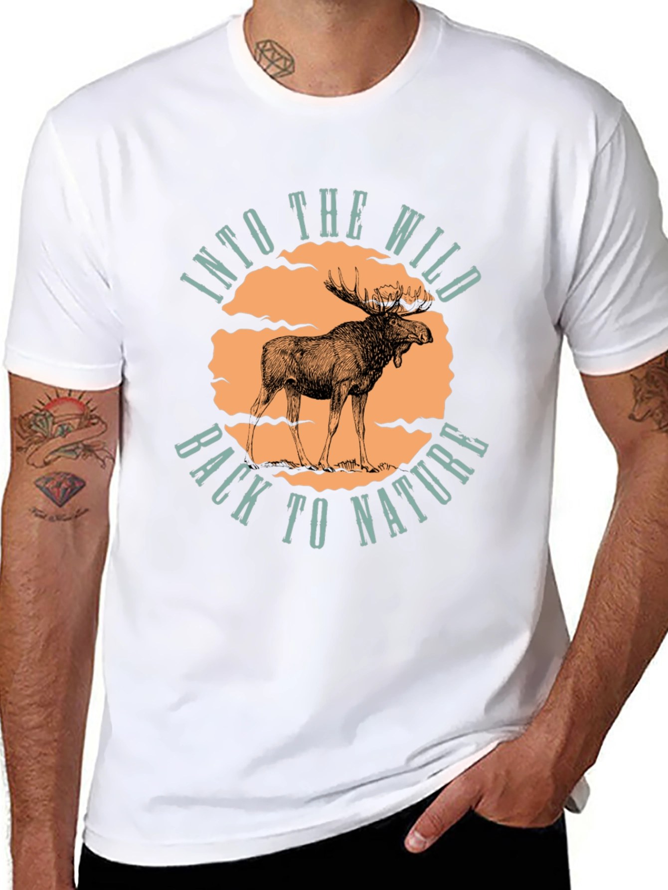 Into the Wild Moose T-Shirt