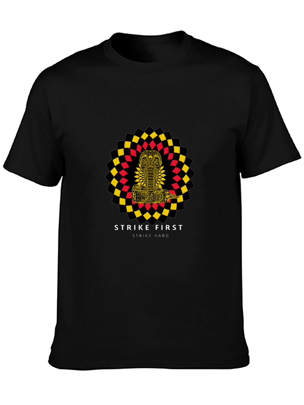 Strike First Cobra T-Shirt - Premium Graphic Tee