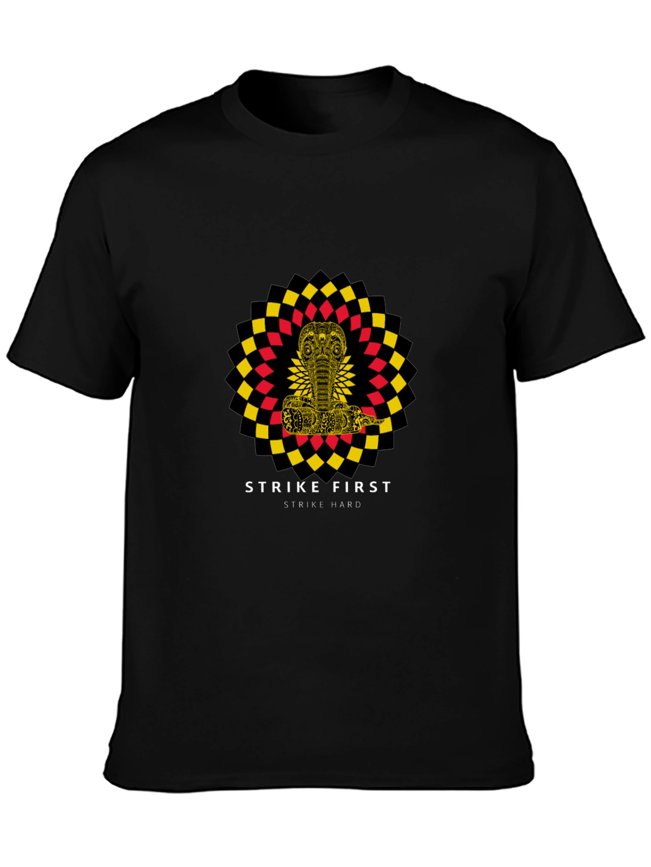 Strike First Cobra T-Shirt - Premium Graphic Tee