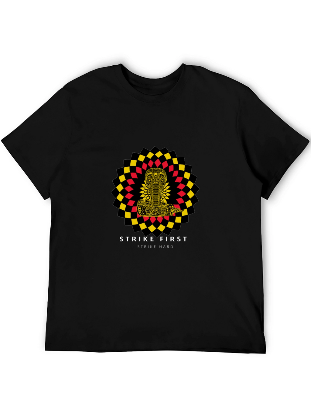 Strike First Cobra T-Shirt - Premium Graphic Tee