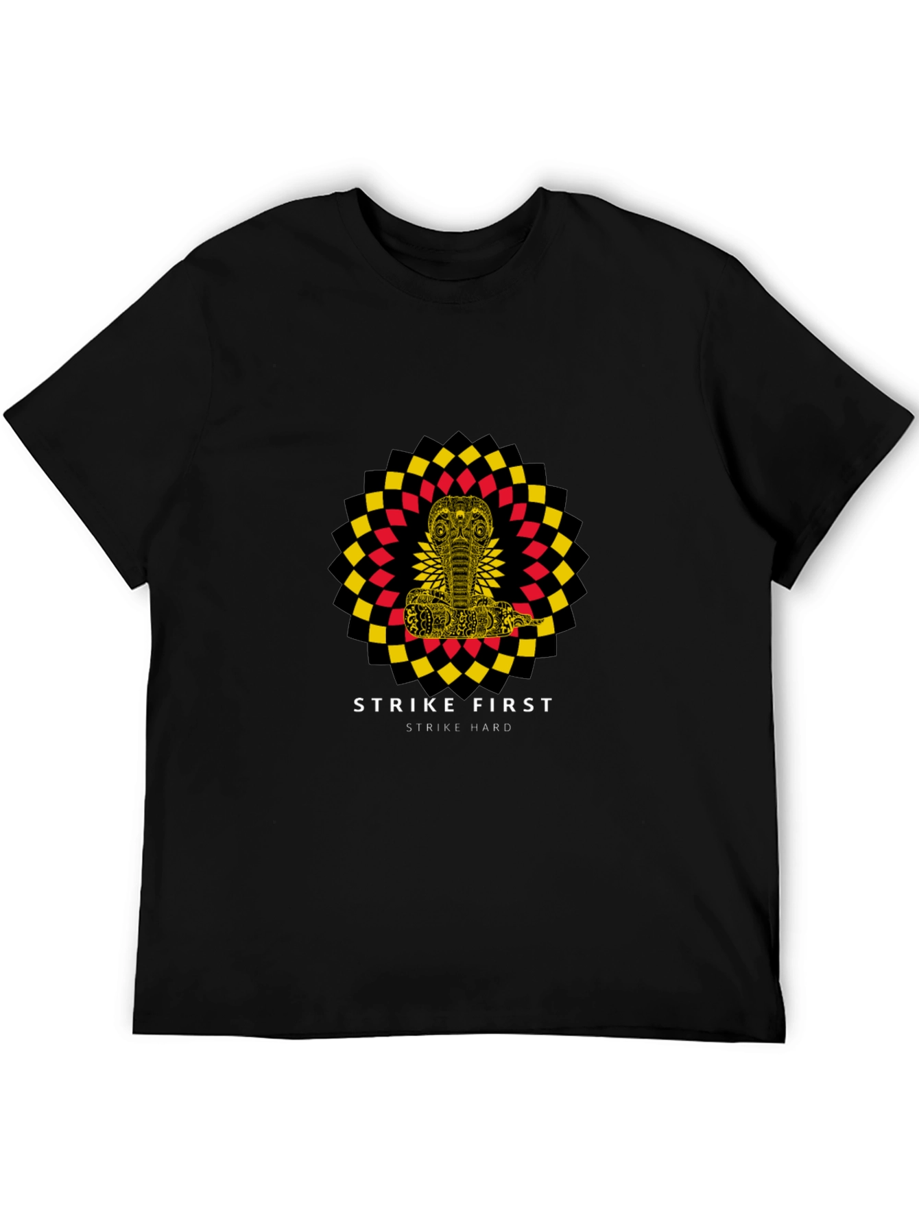 Strike First Cobra T-Shirt - Premium Graphic Tee