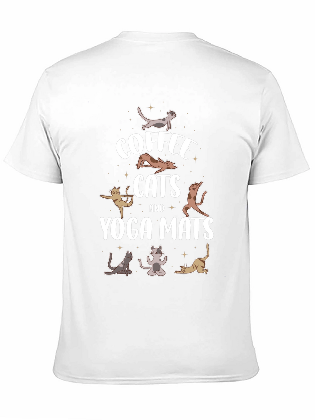 Coffee Cats & Yoga Mats T-Shirt