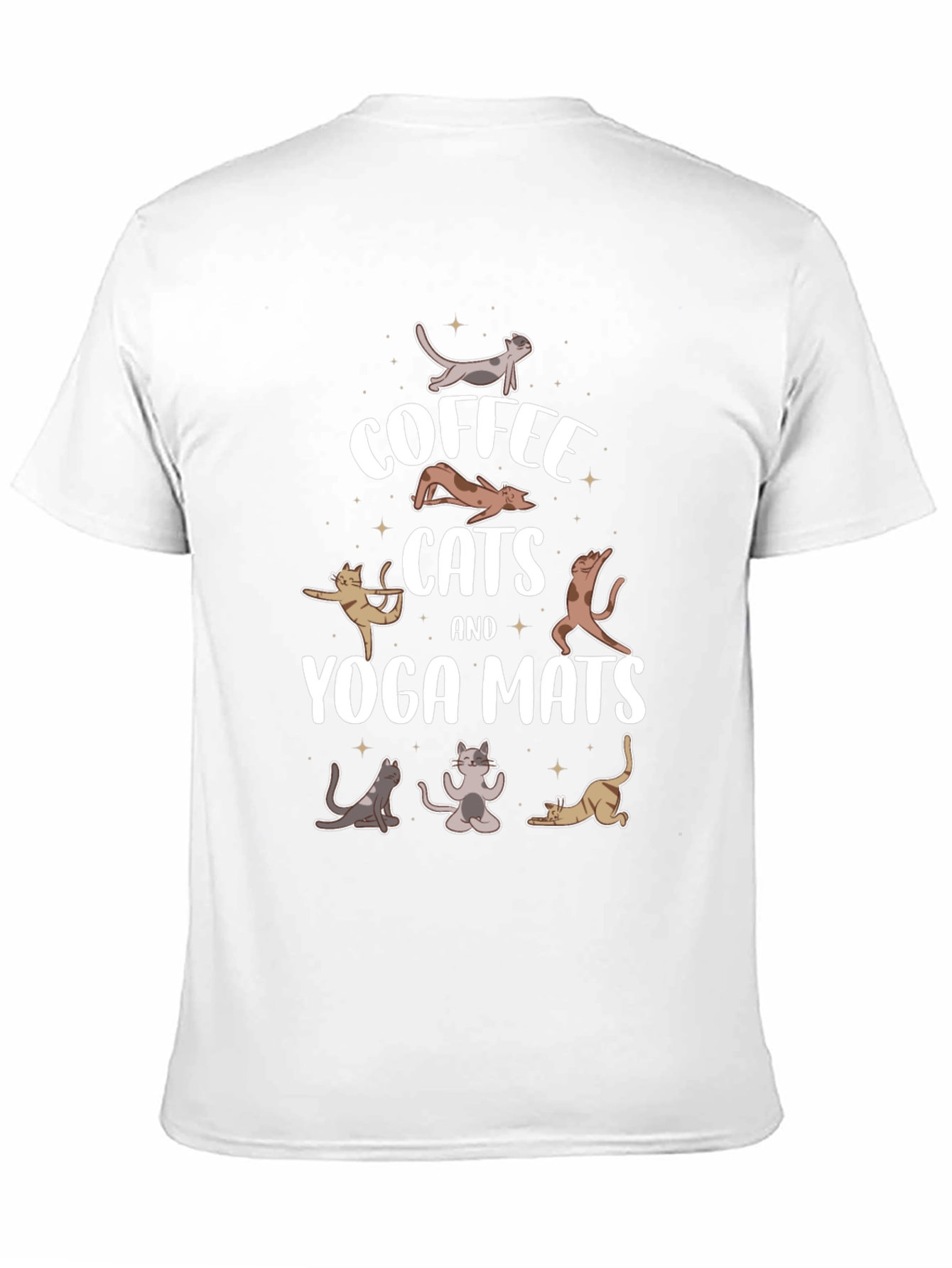 Coffee Cats & Yoga Mats T-Shirt