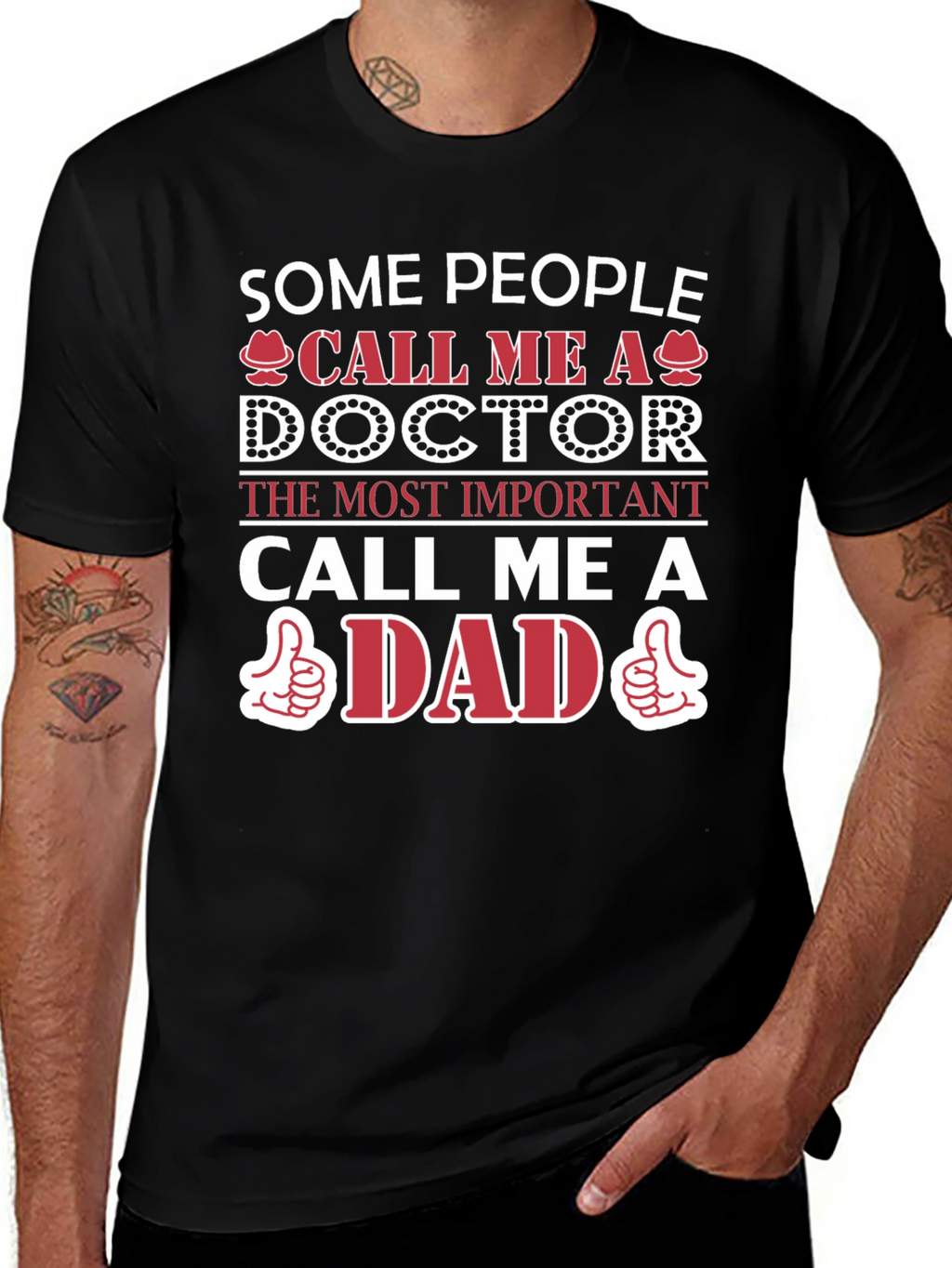 Doctor Dad Graphic T-Shirt - Funny Mens Tee