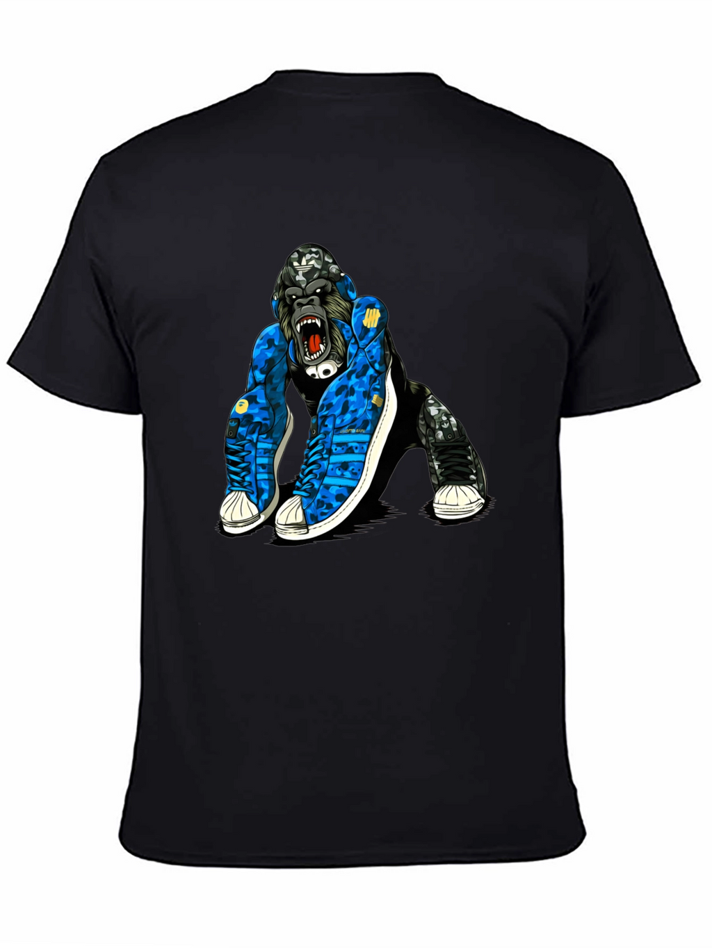 Cool Gorilla in Sneakers Graphic T-Shirt