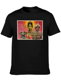 Retro Sci-Fi Alien Invasion Graphic T-Shirt