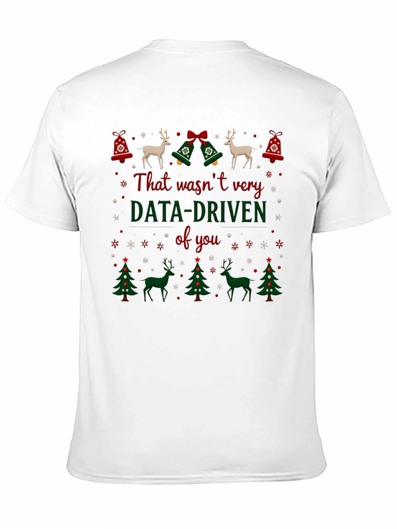 Data-Driven Christmas T-Shirt