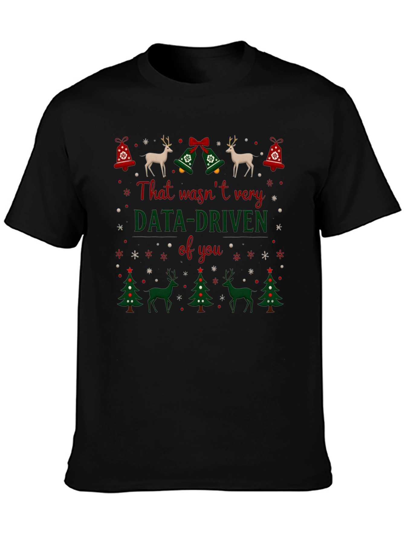 Data-Driven Christmas T-Shirt