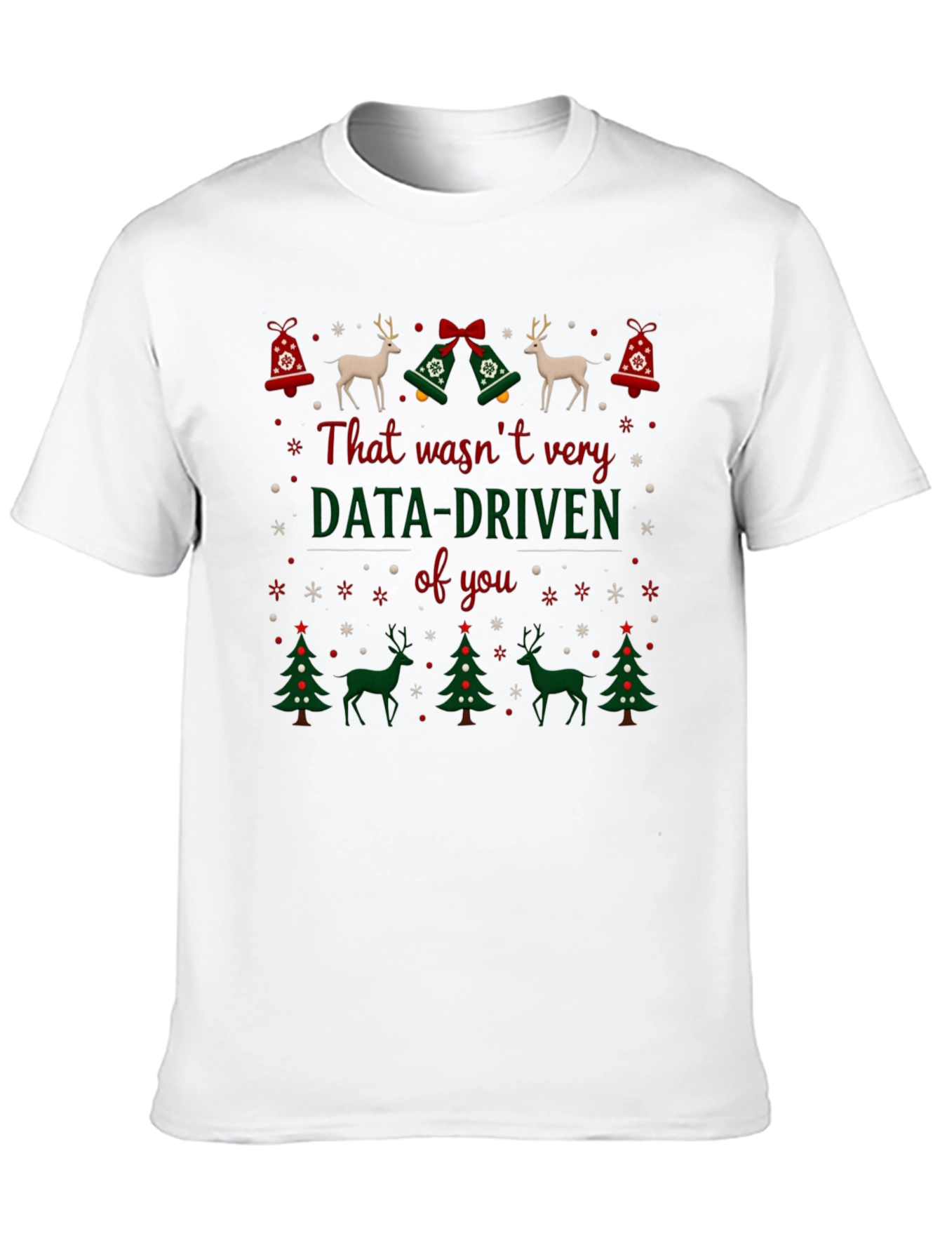Data-Driven Christmas T-Shirt