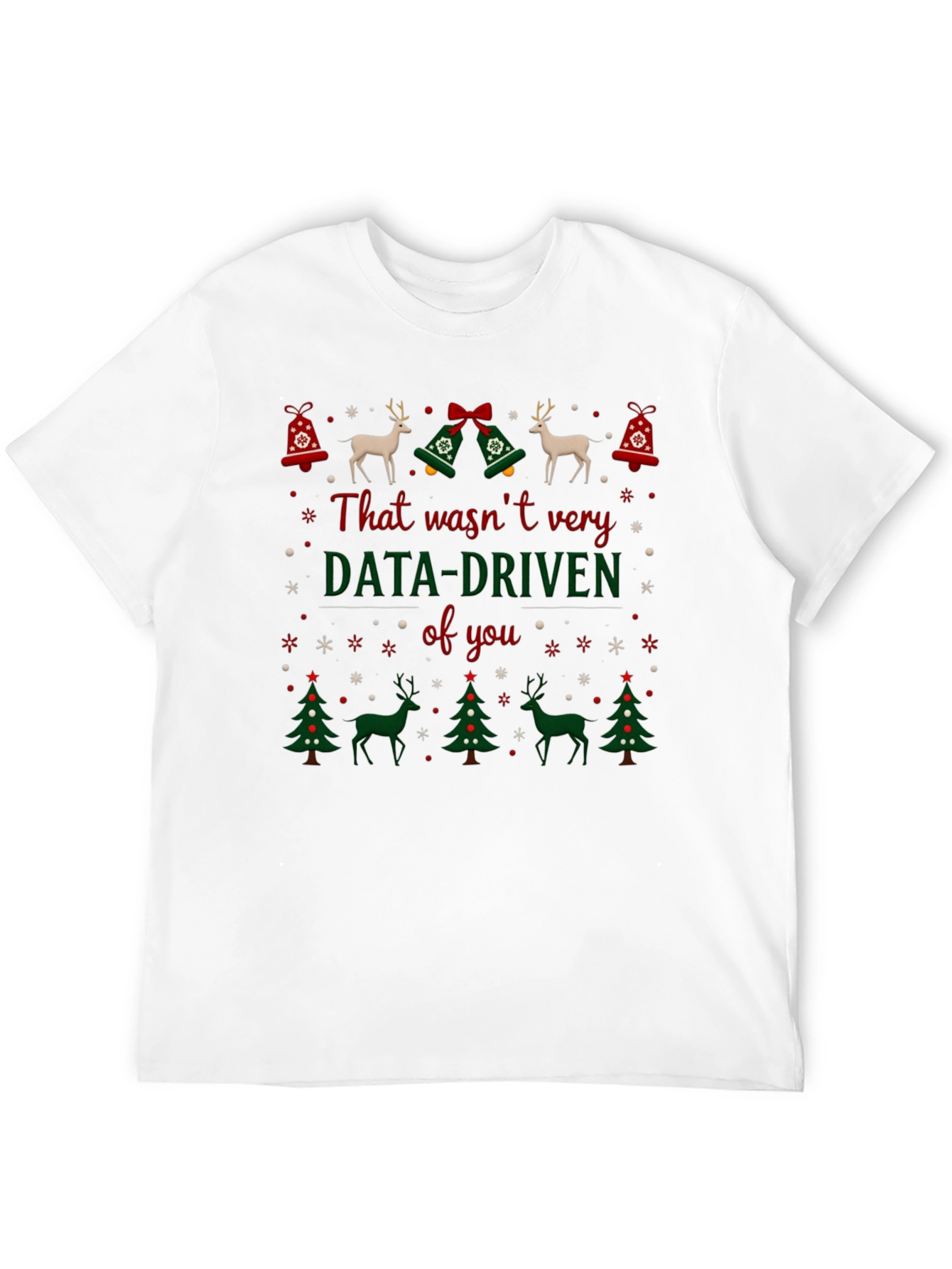 Data-Driven Christmas T-Shirt