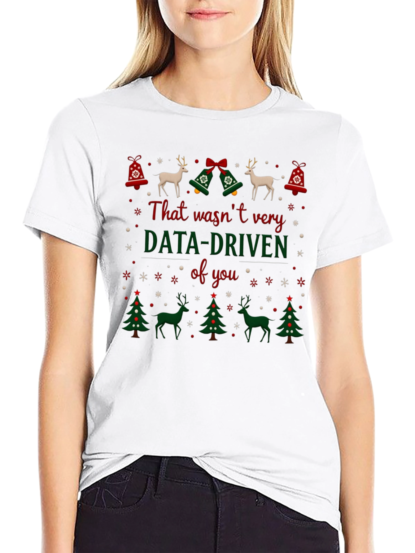 Data-Driven Christmas T-Shirt